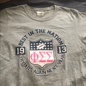 Phi Sigma Sigma NFL Themed T-shirt